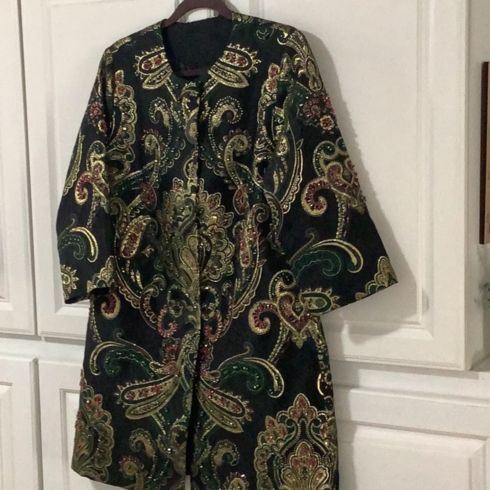 Svoryxiu Designer high end vintage jacquard overcoat